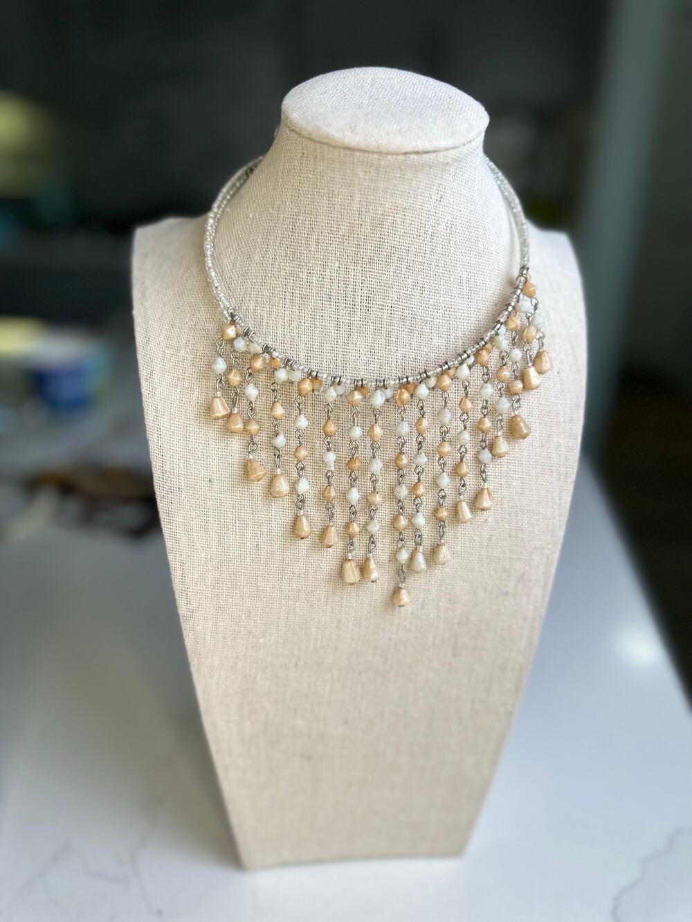 Beaded Icicle Necklace